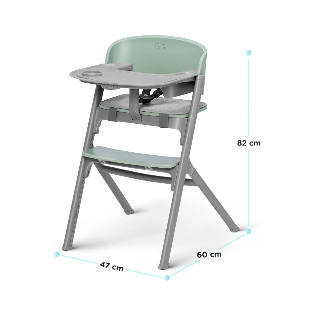 Стілець для годування Kinderkraft Livy Olive Green (5902533919628) - зображення 5