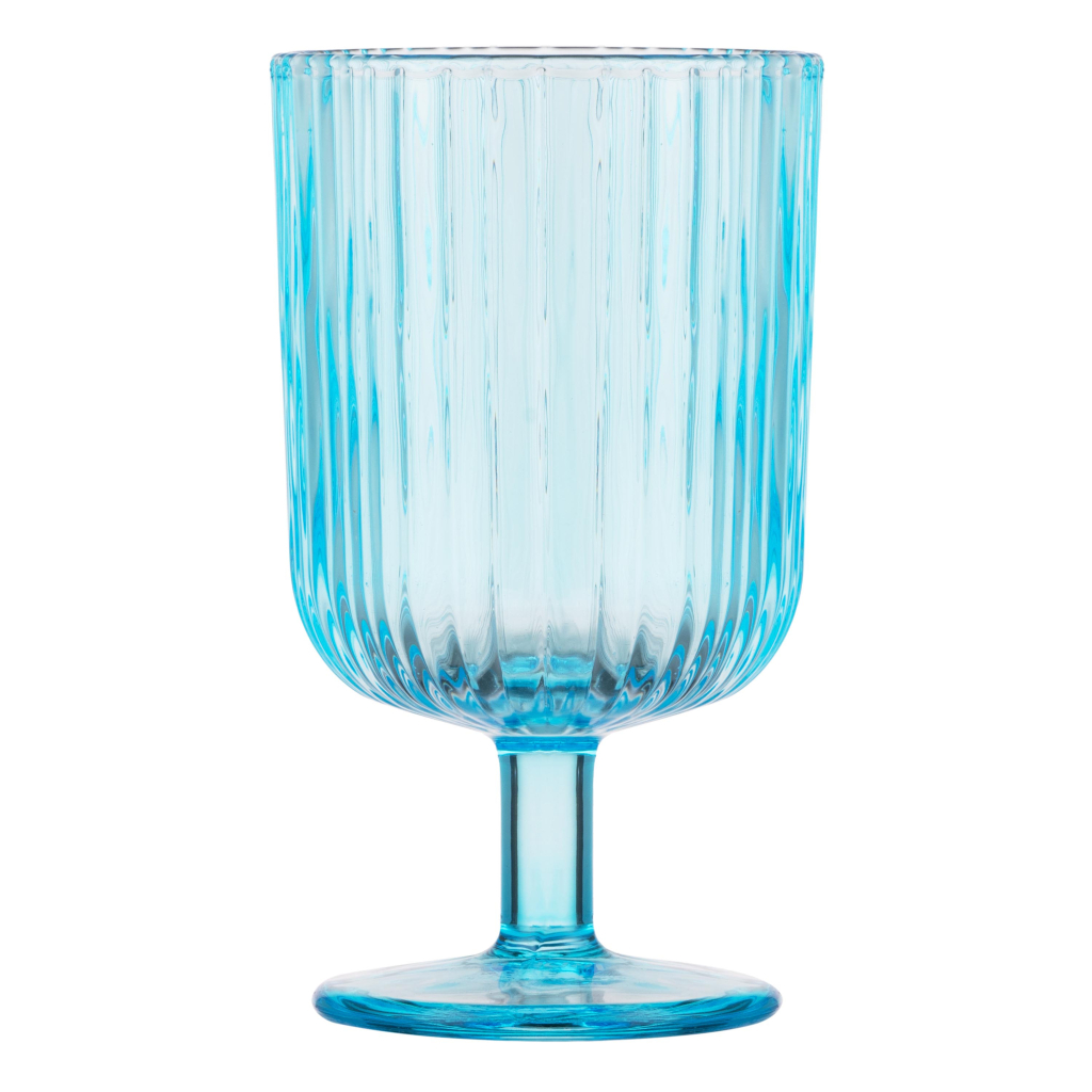 Набір келихів Ardesto 300мл, 2шт, скло, блакитний (AR2630GBL) - изображение 2