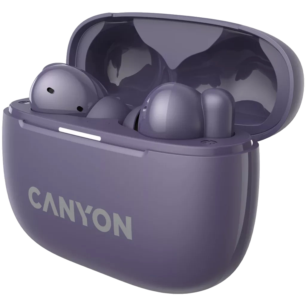 Навушники Canyon TWS-10 OnGo ANC ENC Purple (CNS-TWS10PL) - зображення 3