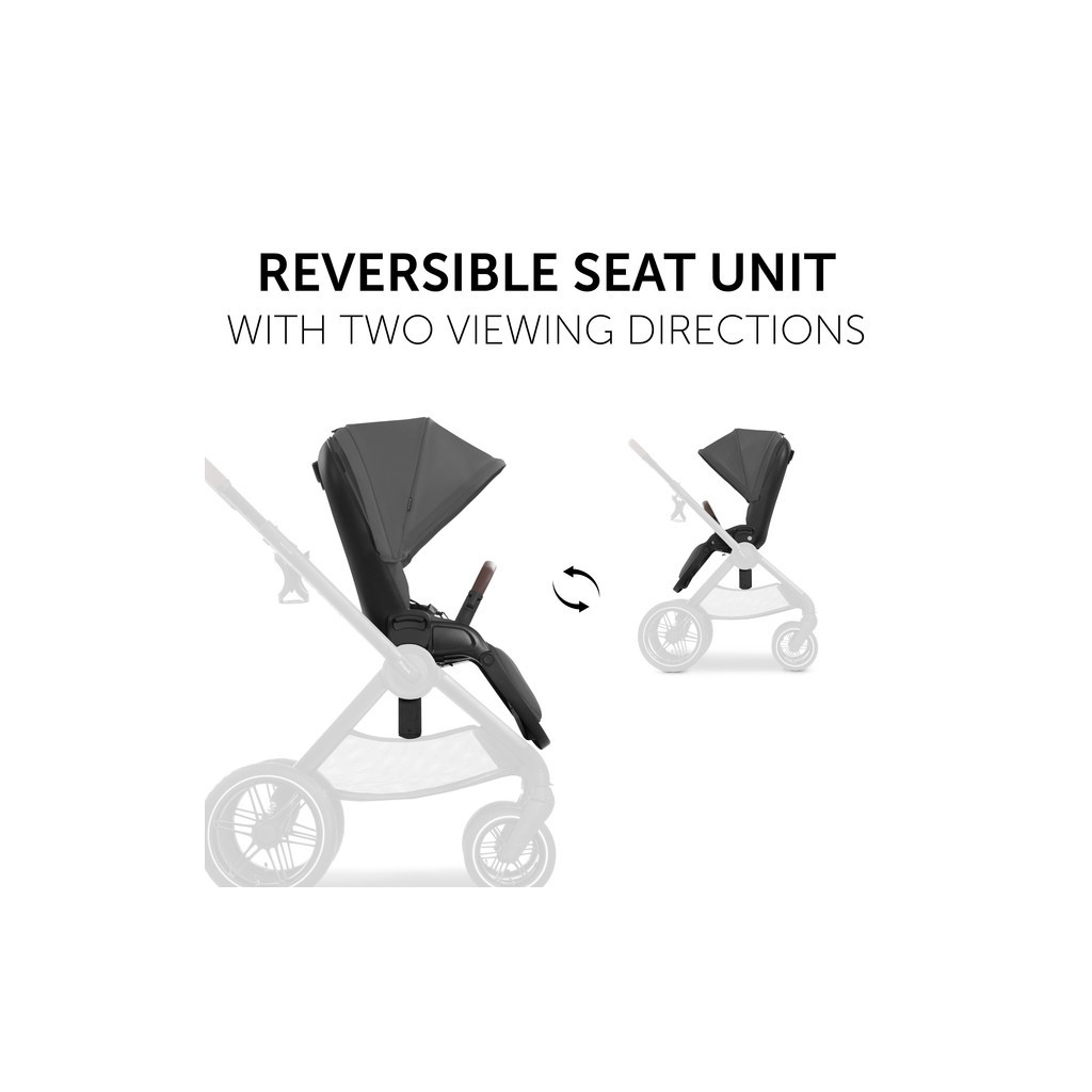 Коляска Hauck 2 в 1 Walk N Care Air (Dark Grey) (16548-5) - зображення 6