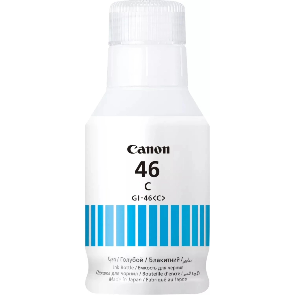 Контейнер з чорнилом Canon GI-46 Cyan 135ml PIXMA MAXIFY GX6040/GX7040 (4427C001) - зображення 1