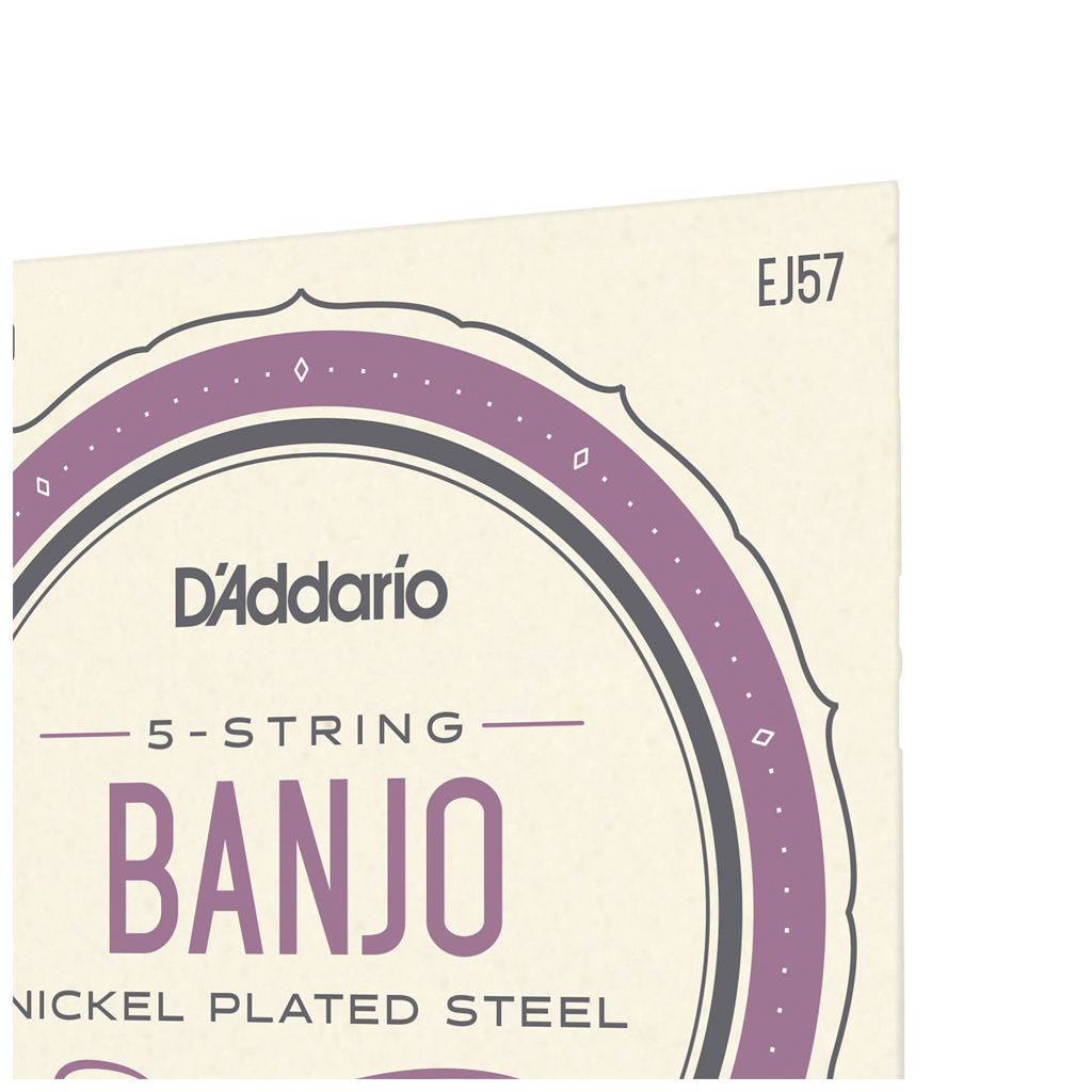 Струни для гітари D'Addario Banjo Nickel Plated Steel Custom Medium (11-22) (EJ57) - зображення 4