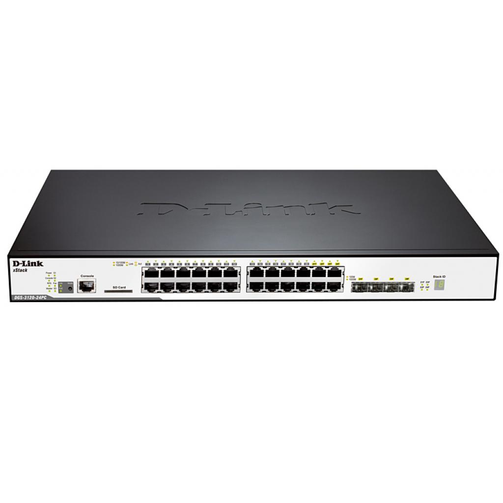 Комутатор мережевий D-Link DGS-3120-24PC/RI - зображення 1