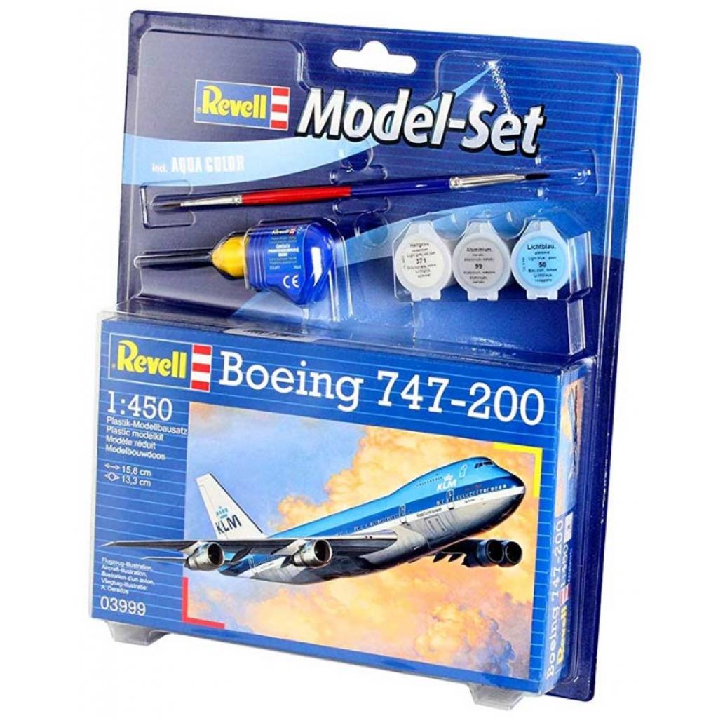 Збірна модель Revell Пасажирський літак Боїнг 747-200 1:450 (4009803639994) - зображення 1