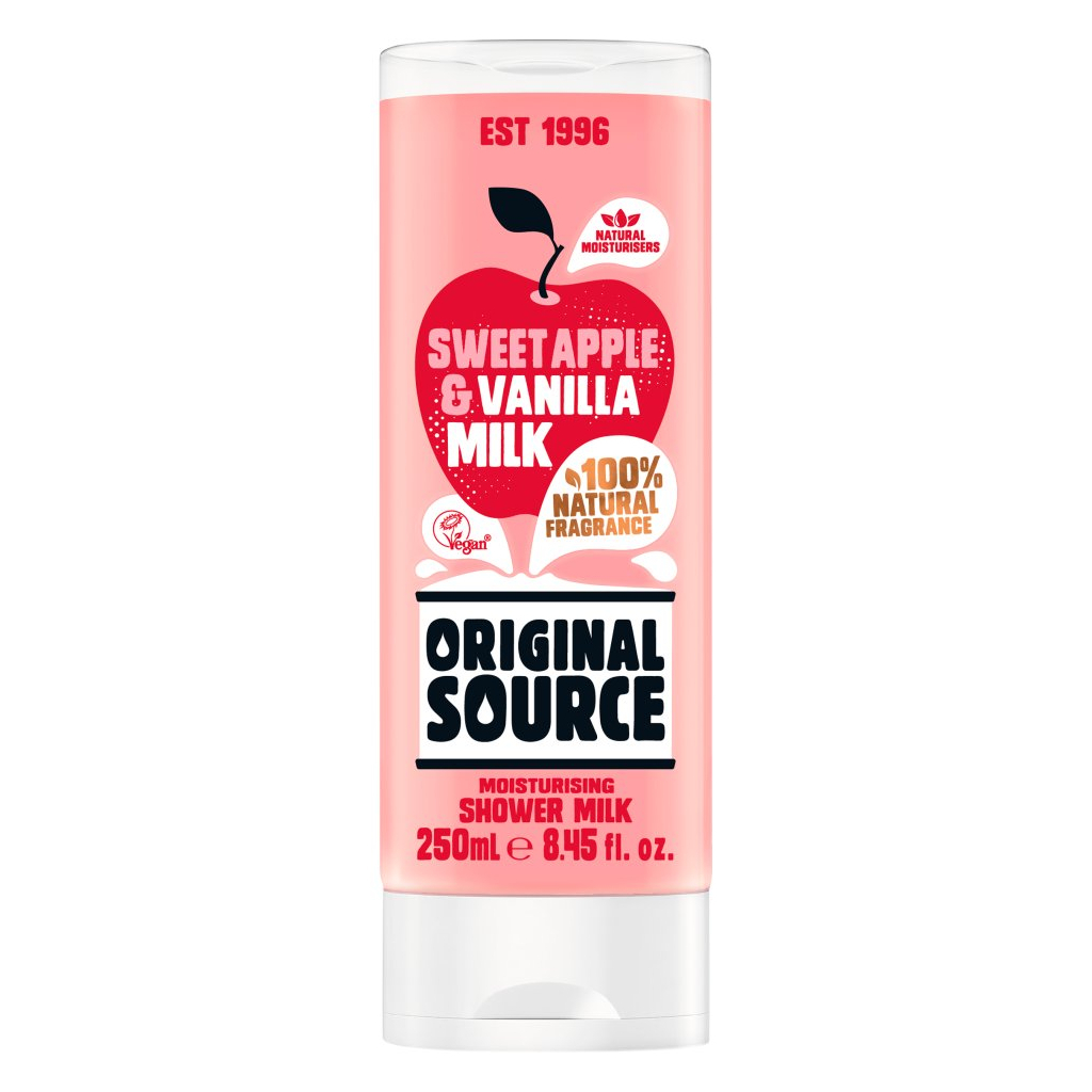 Гель для душу Original Source Sweet Apple & Vanila Milk 250 мл (5000101189418) - зображення 1