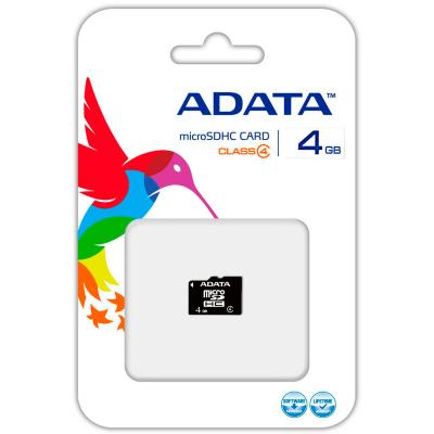 Карта пам'яті ADATA 4GB microSD class 4 (AUSDH4GCL4-R) - зображення 3