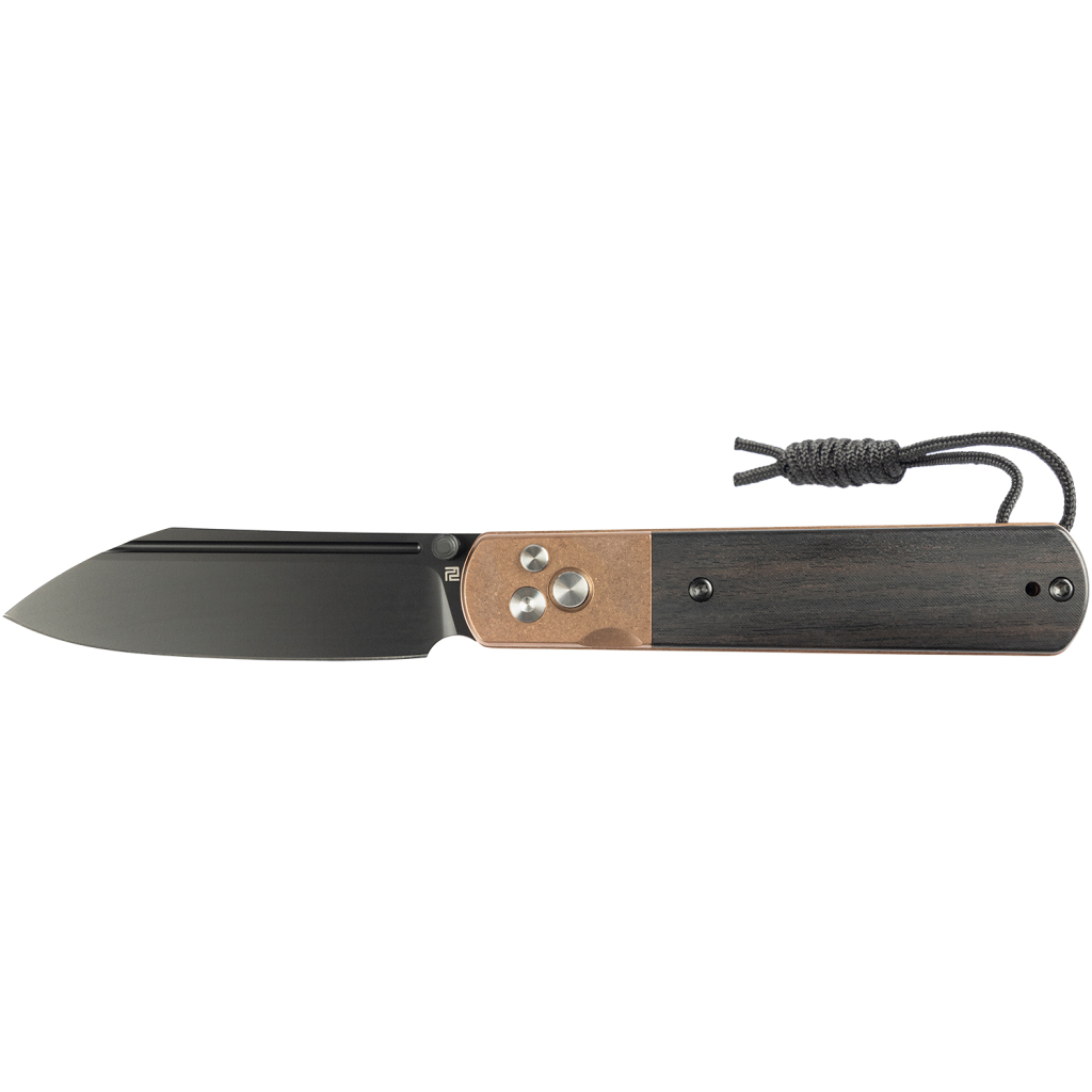 Ніж Artisan Holm AR-RPM9 Rose Gold PVD Steel+Ebony Inlay (1875P-BRG) - зображення 1