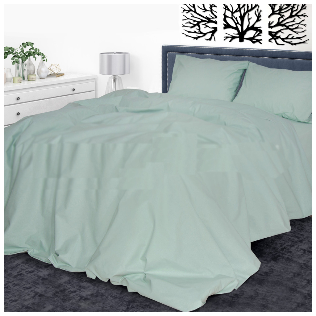 Постільна білизна Ярослав Бязь гладкофарбована з простирадлом B9 двоспальна (43295) - зображення 1