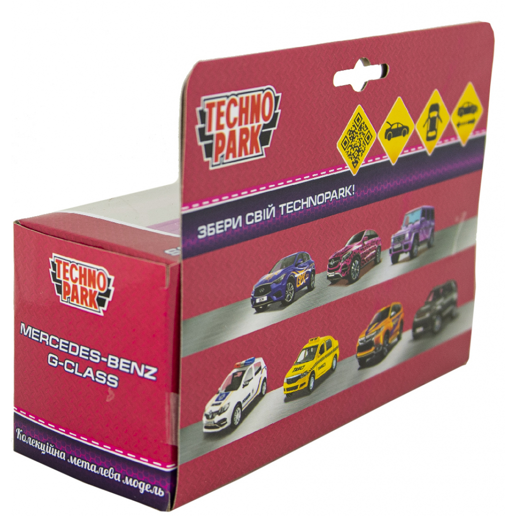 Машина Технопарк Glamcar Mercedes-Benz G-class Фіолетовий (GCLASS-12GRL-LIL) - зображення 9