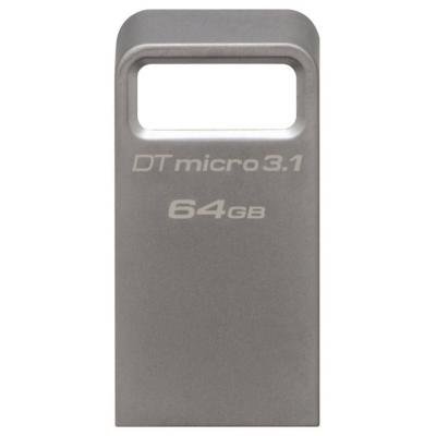 USB флеш накопичувач Kingston 64GB DataTraveler Micro USB 3.1 (DTMC3/64GB) - зображення 1