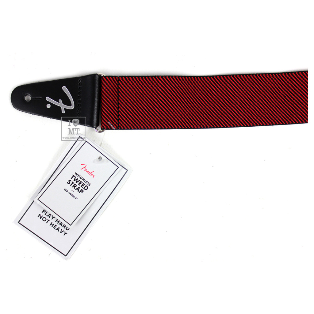 Ремінь для гітари Fender Strap 2" Weighless Tweed Red (229402) - зображення 2