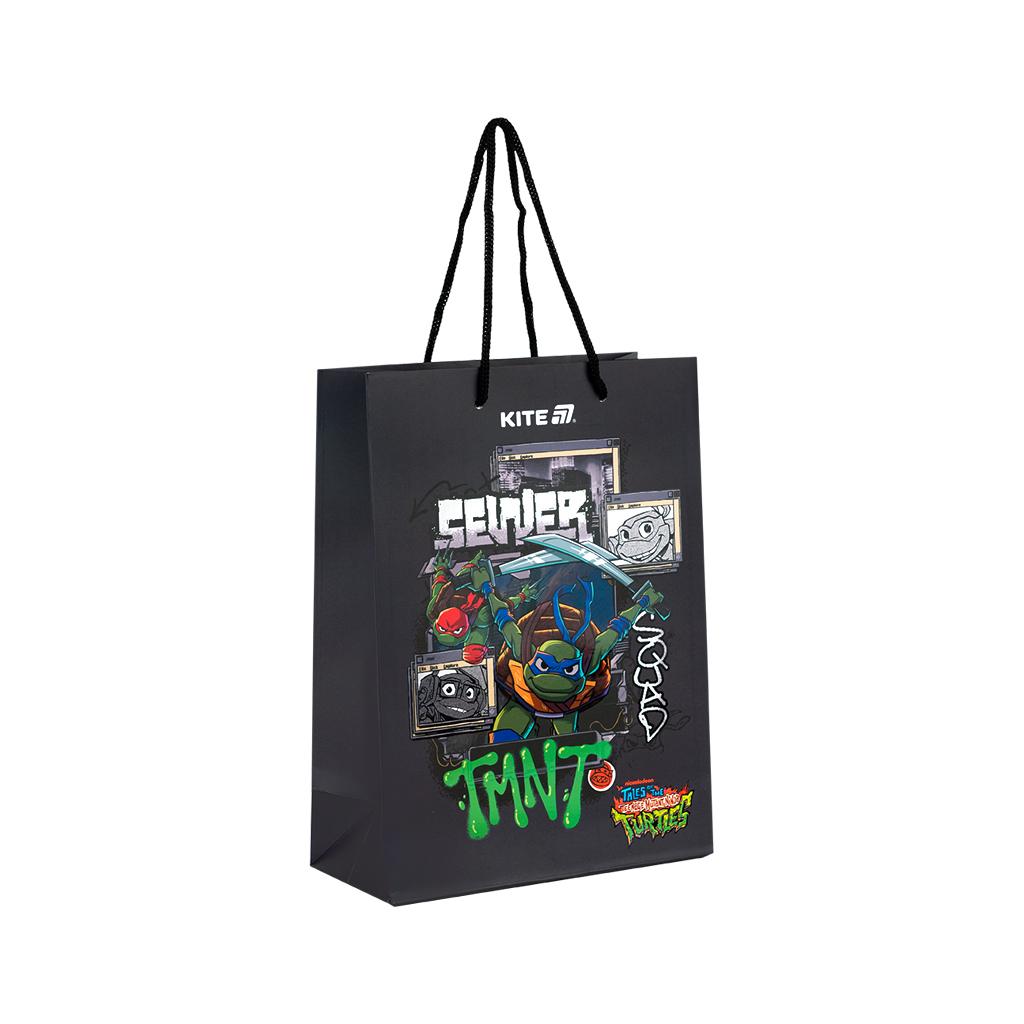 Подарунковий пакет Kite Ninja Turtles, 18х24 см (NT25-265) - зображення 1