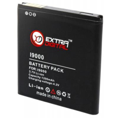 Акумуляторна батарея Extradigital Samsung GT-i9000 Galaxy S (1200 mAh) (BMS1129) - зображення 2