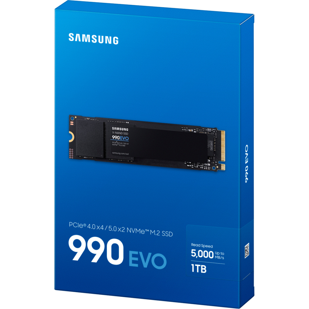 Накопичувач SSD M.2 2280 1TB 990 EVO Samsung (MZ-V9E1T0BW) - зображення 6