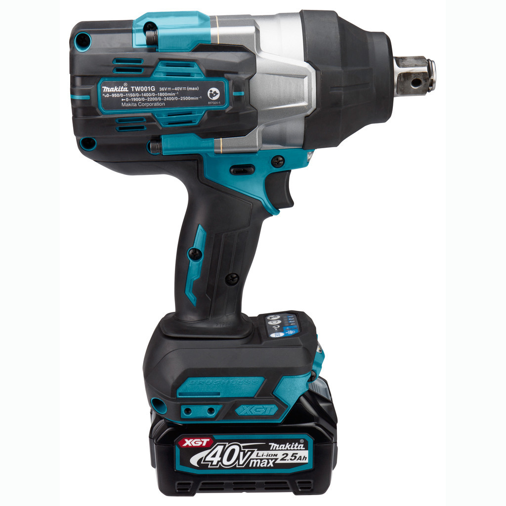 Гайковерт Makita TW001GD201 40V XGT, BL4025x2, DC40RA (TW001GD201) - зображення 3