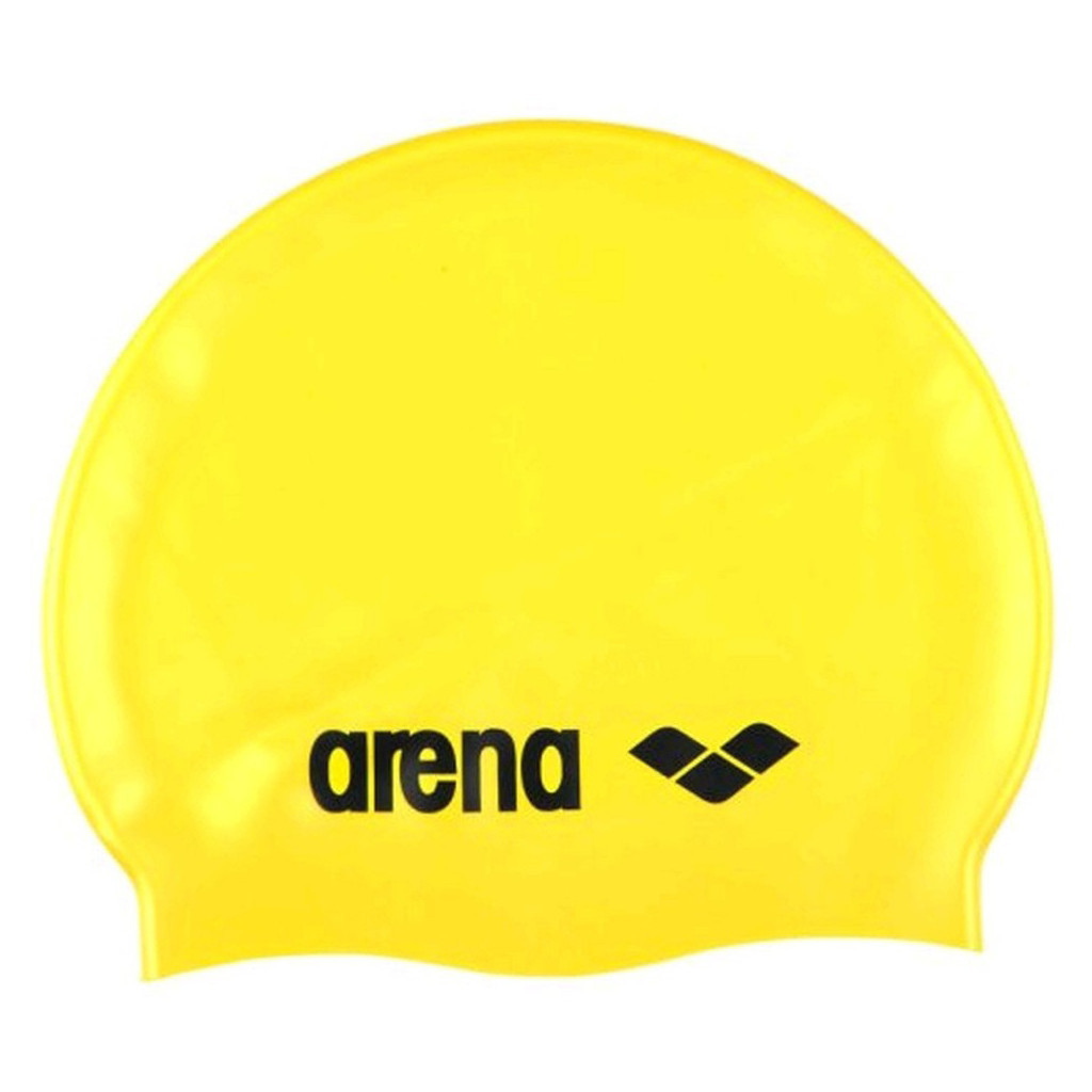 Шапка для плавання Arena Classic Silicone JR 91670-035 жовтий, чорний Діт OSFM (3468335686059) - зображення 1