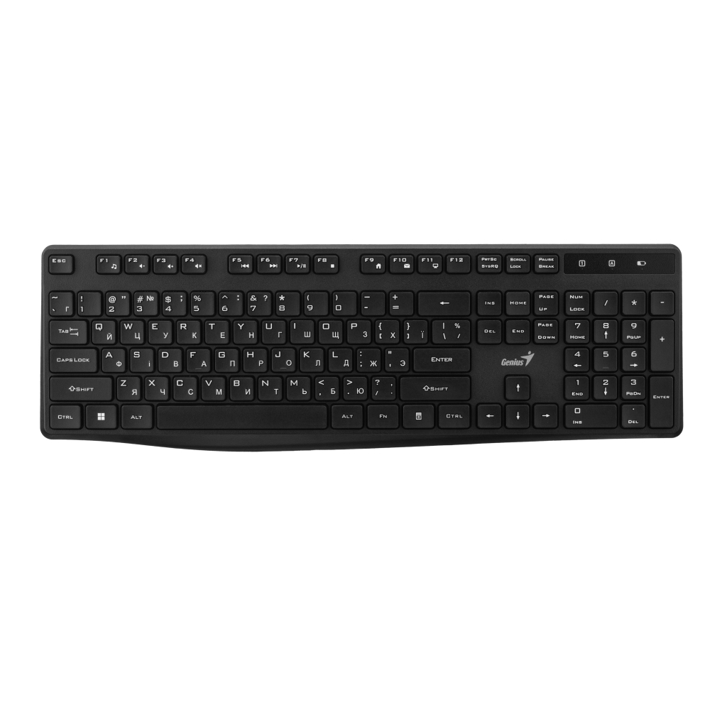 Клавіатура Genius KB-7200 Wireless UA Black (31320002406) - зображення 1