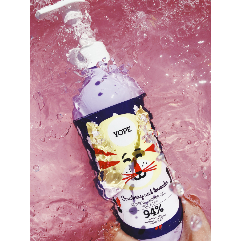 Дитячий гель для душу Yope Cranberry & Lavender, 400 мл (5900168908352) - зображення 5