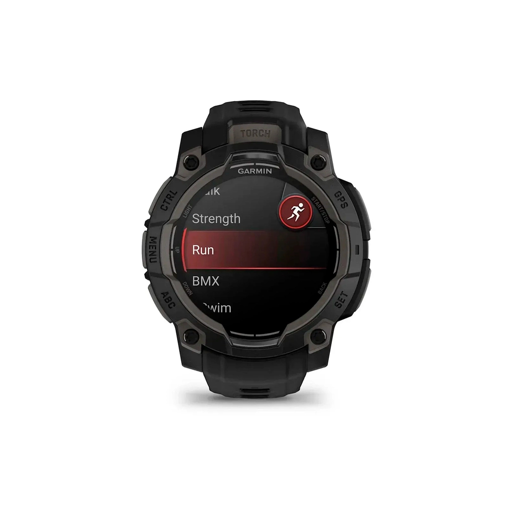 Смарт-годинник Garmin Instinct 3, 45mm, AMOLED, Black Bezel with Black Band, GPS смарт-годинник (010-02936-00) - зображення 4
