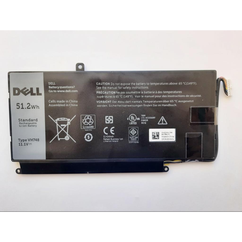 Акумулятор до ноутбука Dell Vostro 5470 VH748, 51.2Wh (4240mAh), 6cell, 11.1V, Li-ion (A47537) - зображення 1
