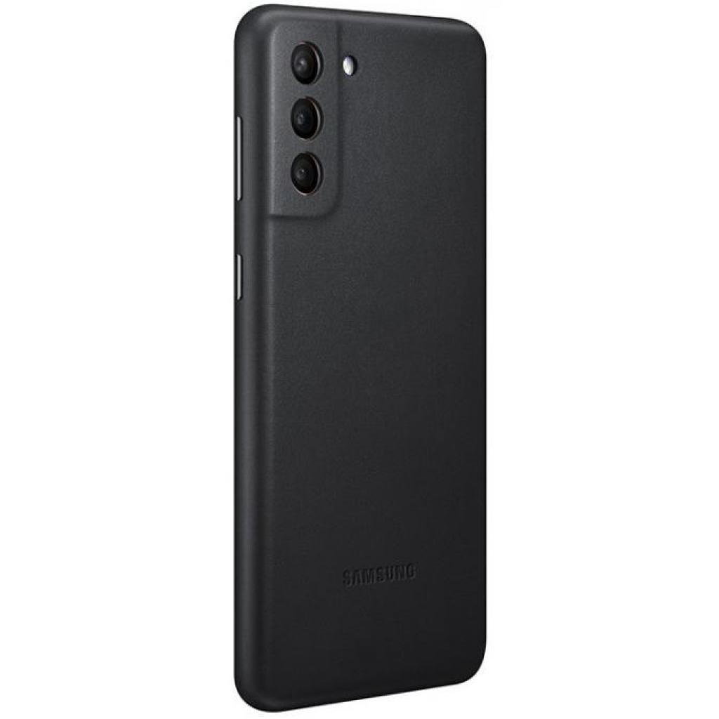 Чохол до мобільного телефона Samsung Leather Cover Galaxy S21+ Black (EF-VG996LBEGRU) - зображення 2