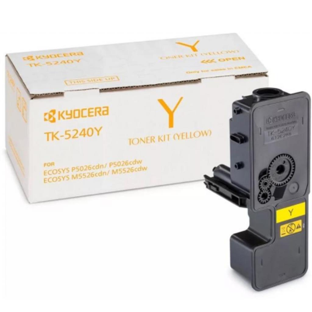 Тонер-картридж Kyocera TK-5240Y Yellow 3K (1T02R7ANL0) - зображення 1