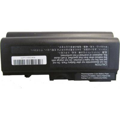 Акумулятор до ноутбука AlSoft Toshiba PA3689U 10400mAh 8cell 7.2V Li-ion (A41413) - зображення 1