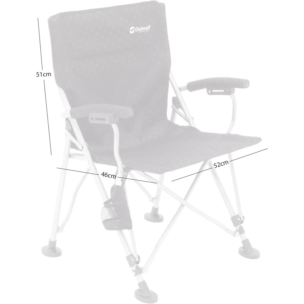 Крісло складане Outwell Campo Forest Green (470387) (929840) - зображення 3