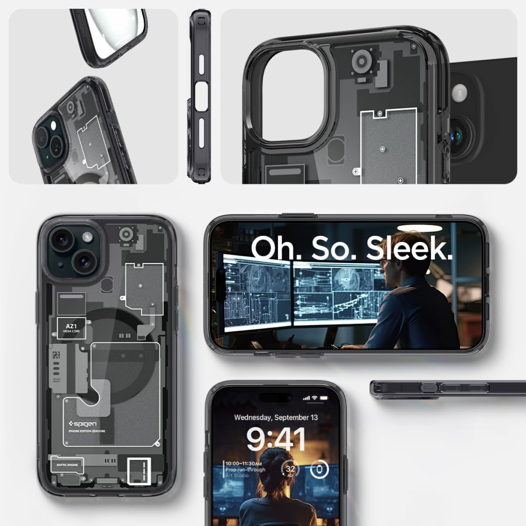 Чохол до мобільного телефона Spigen Apple iPhone 15 Ultra Hybrid MagFit Zero One (ACS06806) - изображение 10