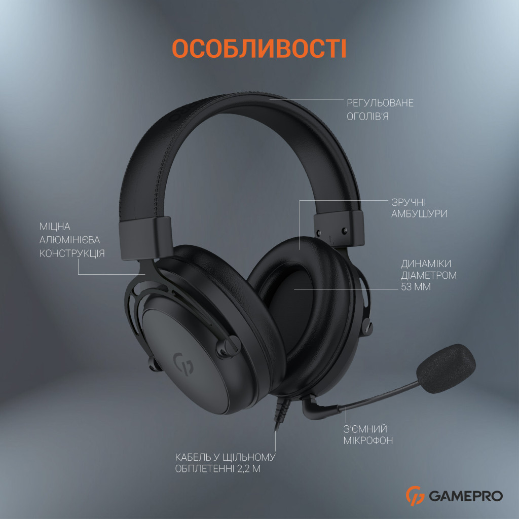 Навушники GamePro HS1050 Black (HS1050) - зображення 11