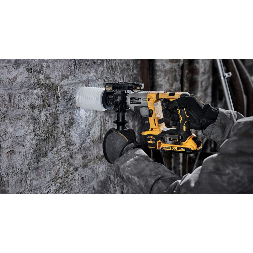 Перфоратор DeWALT безщітковий, SDS-Plus, 54 В, 3.5 Дж, 3 реж. кейс (DCH172NT) - изображение 7