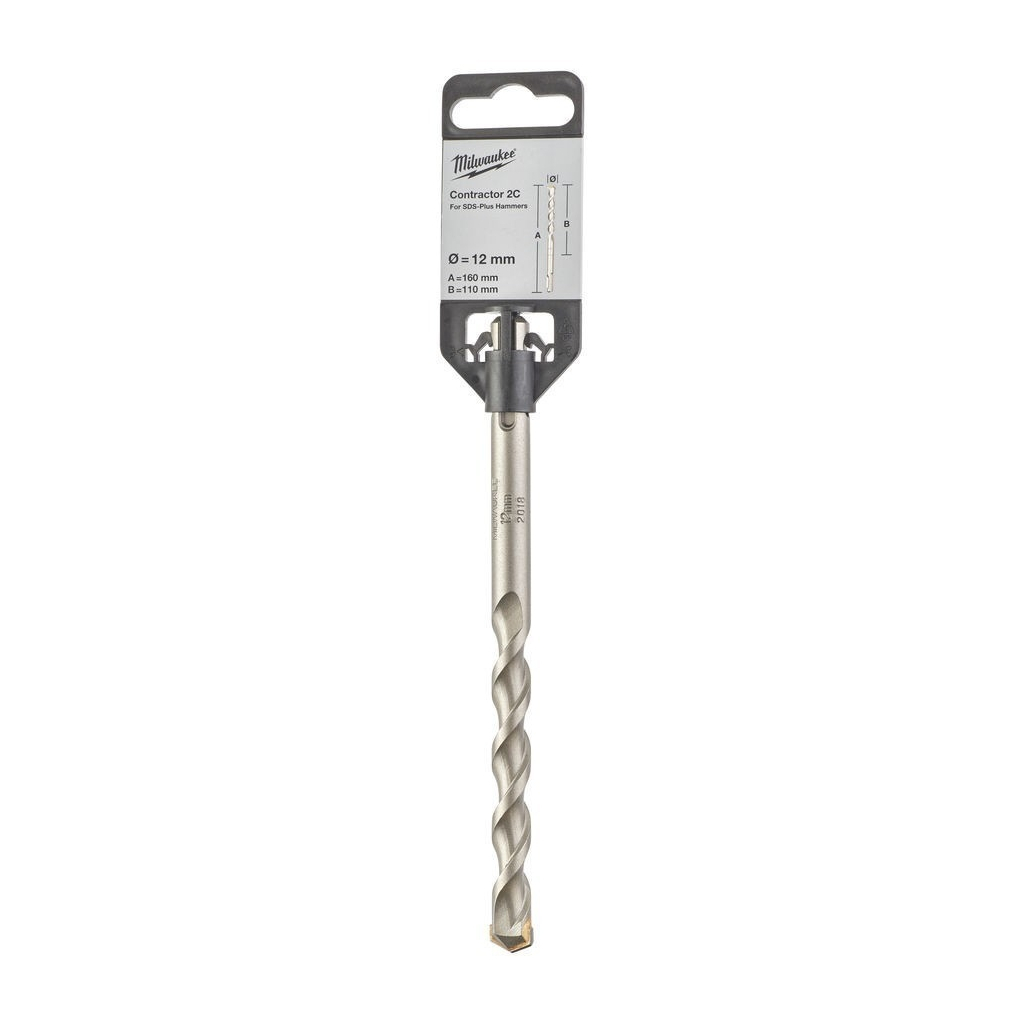 Бур Milwaukee SDS+ CONTRACTOR 12x160 (1 шт) (4932471236) - зображення 2