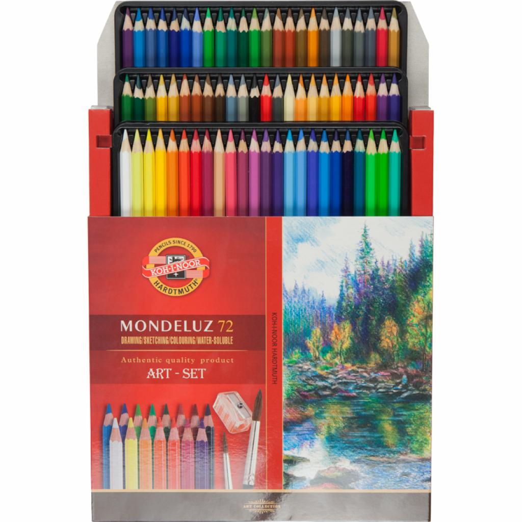 Олівці кольорові Koh-i-Noor Mondeluz акварельні 72 кольори (3714) - зображення 3