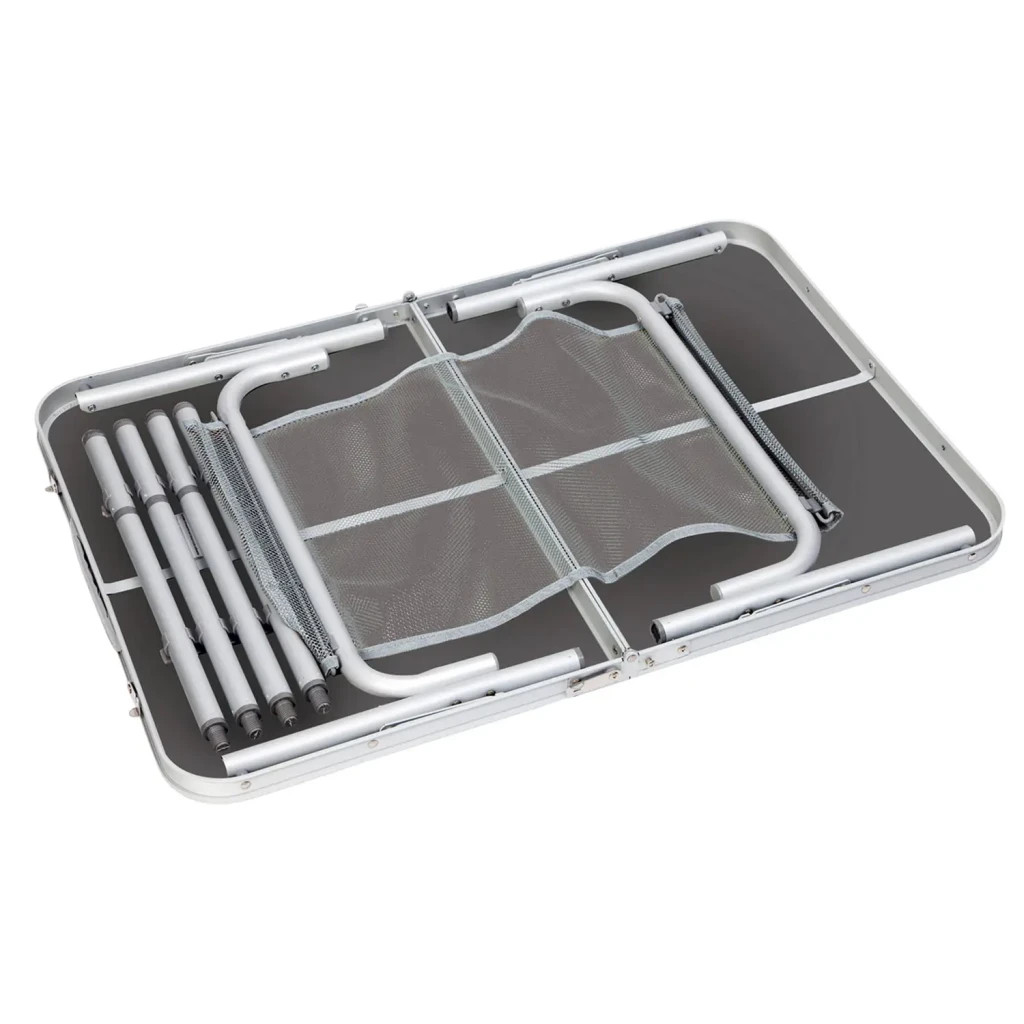Туристичний стіл Bo-Camp Case Model 90 x 60 см Сірий (1404393) (DAS301469) - зображення 3