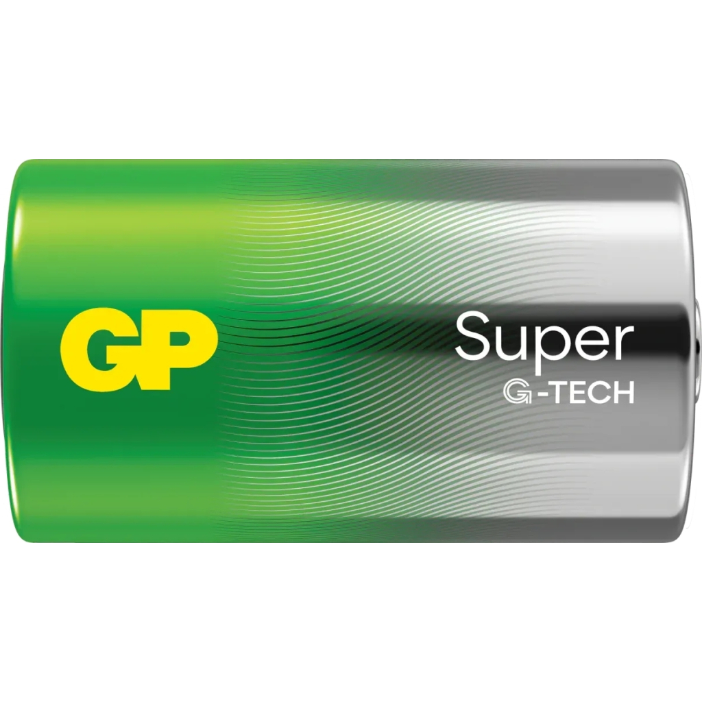 Батарейка Gp D Super Alkaline LR20 * 2 (13A21-SB2 / 4891199220142) - зображення 1