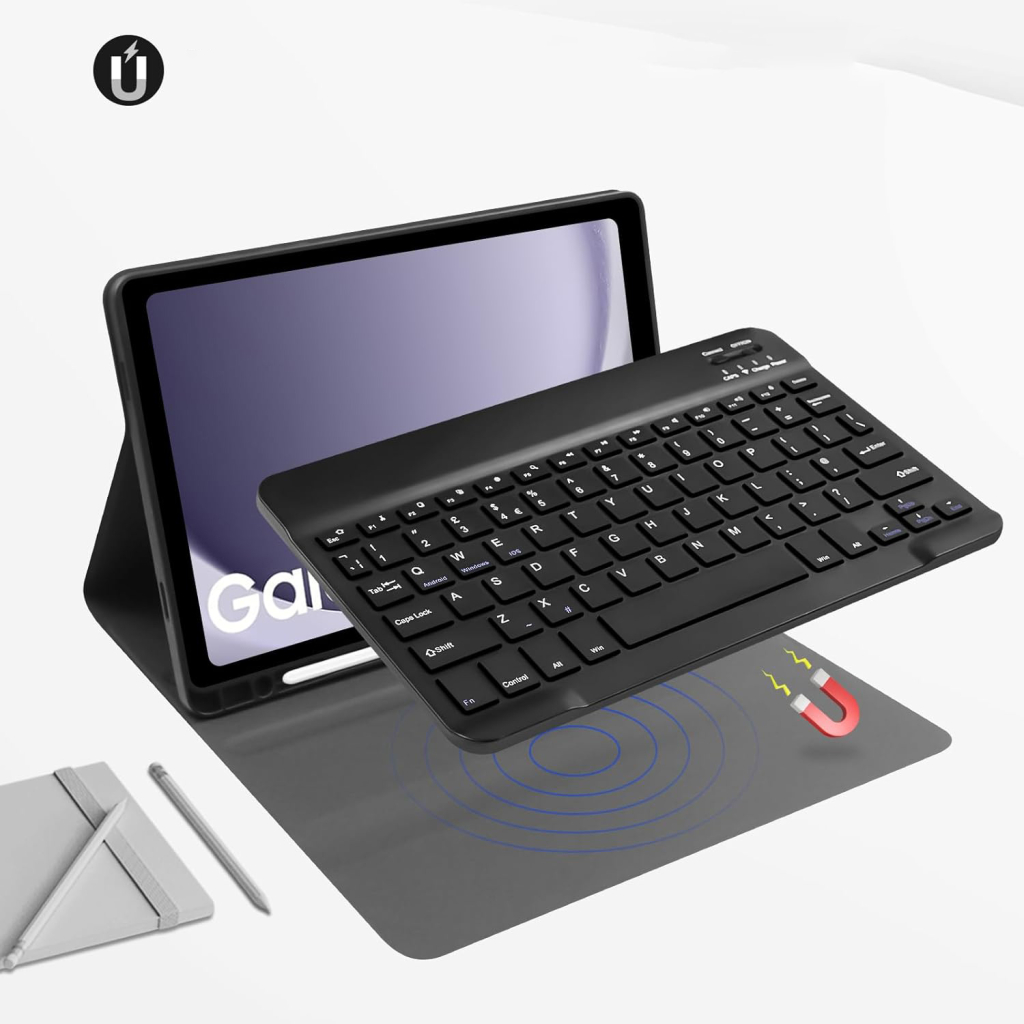 Чохол до планшета BeCover Keyboard Samsung Tab A9 SM-X115 8.7" Black (712355) - зображення 5