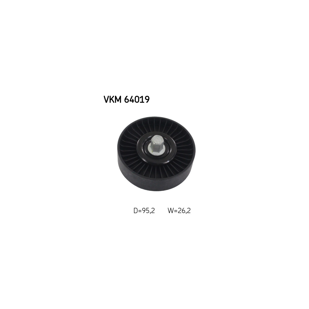 Ролик натягувача ременя SKF VKM 64019 - зображення 1