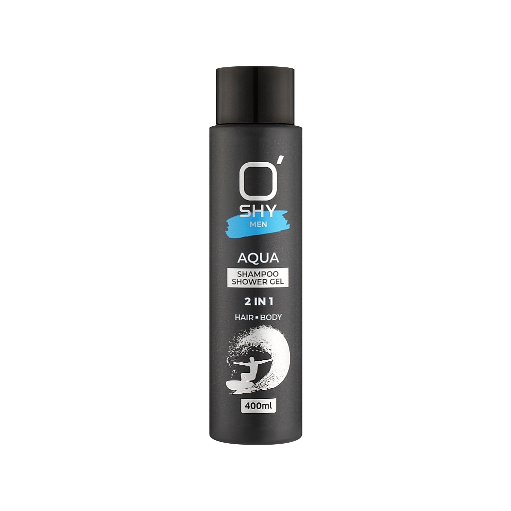 Гель для душу O'Shy Aqua Men 2 в 1 400 мл (4820263231739) - зображення 1