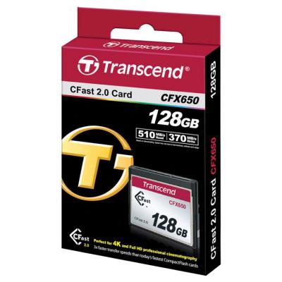Карта пам'яті Transcend 128GB Compact Flash 650X (TS128GCFX650) - зображення 2