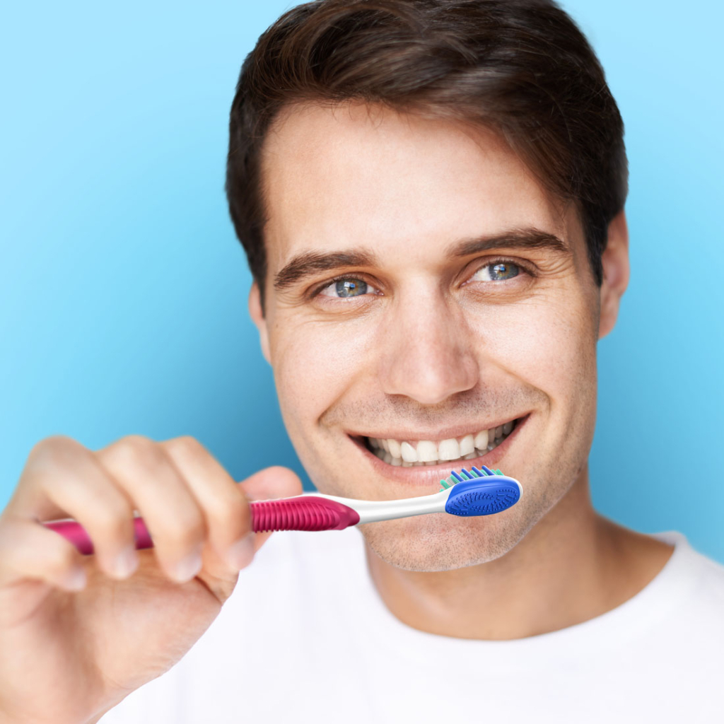 Зубна щітка Oral-B 3D White Fresh Medium 2 шт. (3014260111762) - изображение 6