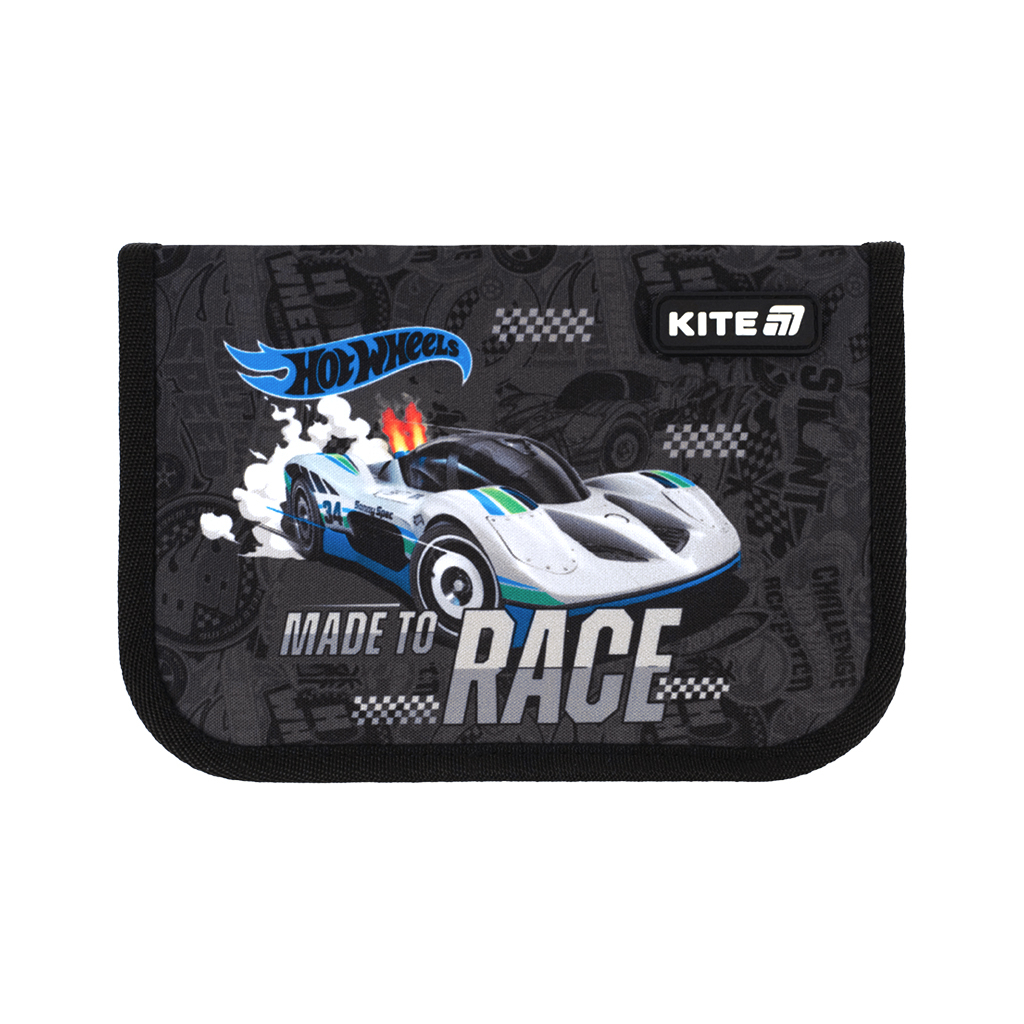 Пенал Kite 621 Hot Wheels, 1 відділення, 1 відворот (HW25-621) - изображение 3