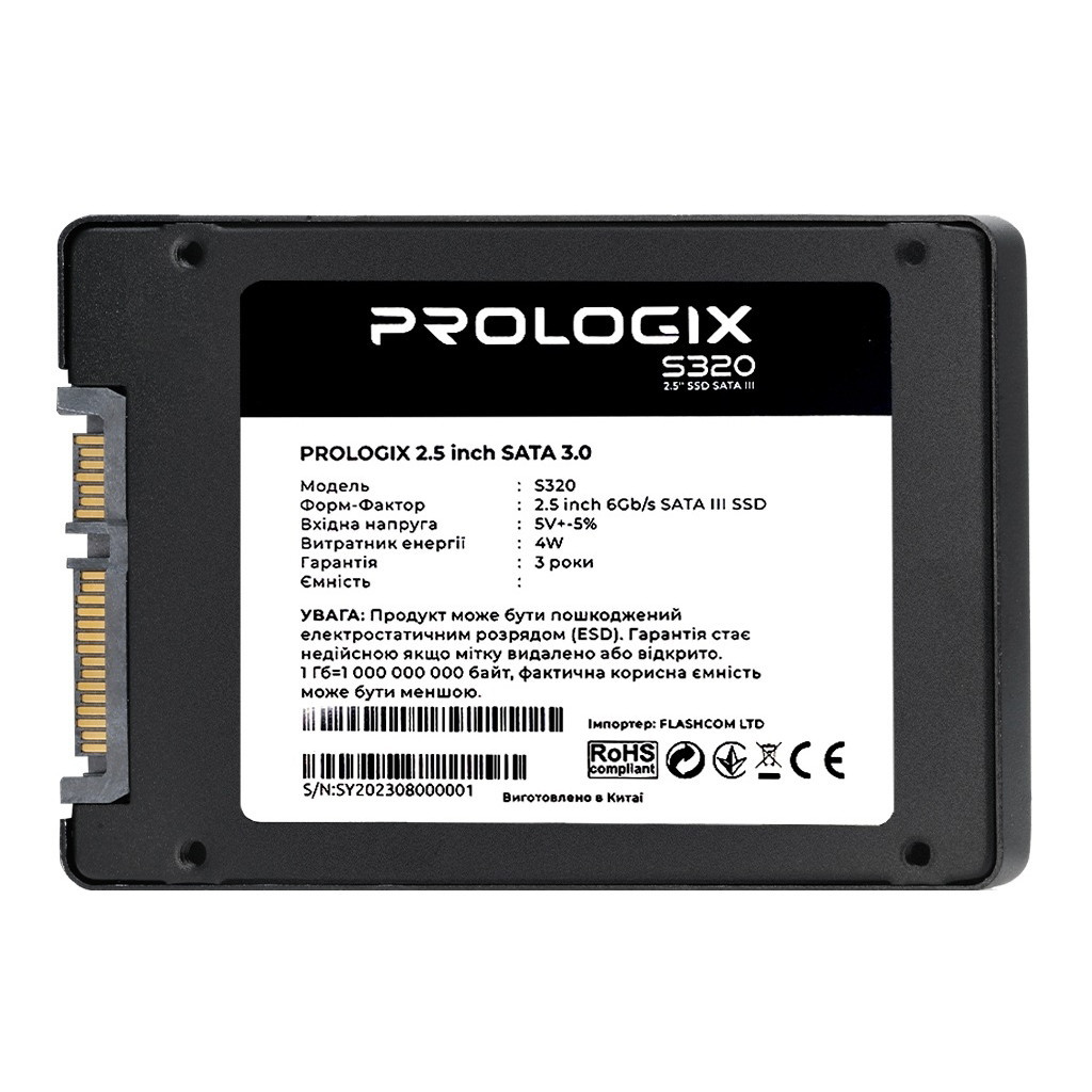 Накопичувач SSD 2.5" 480GB Prologix (PRO480GS320) - зображення 3