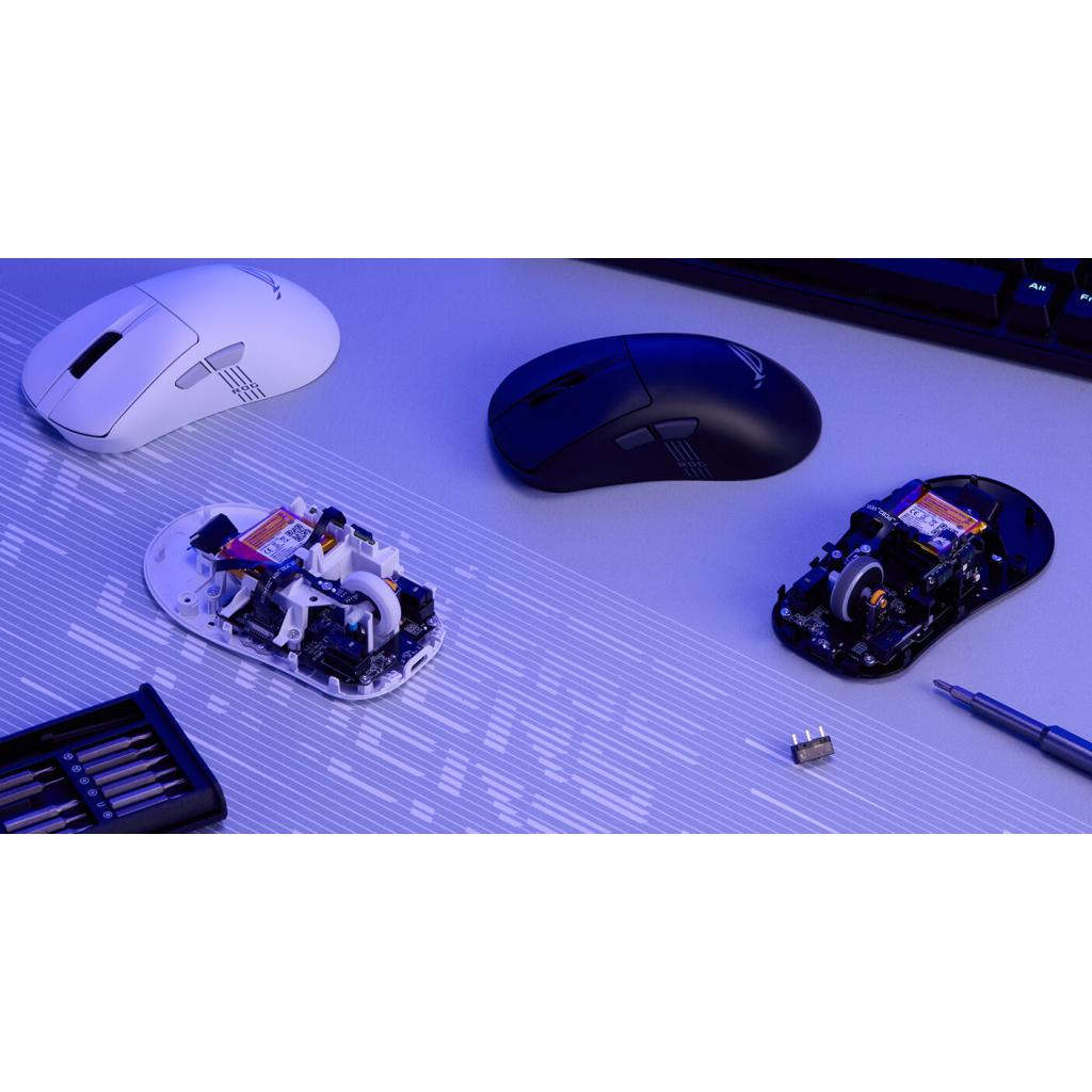 Мишка ASUS ROG Keris II Origin Wireless/Bluetooth/USB Black (90MP04A0-BMUA00) - изображение 3