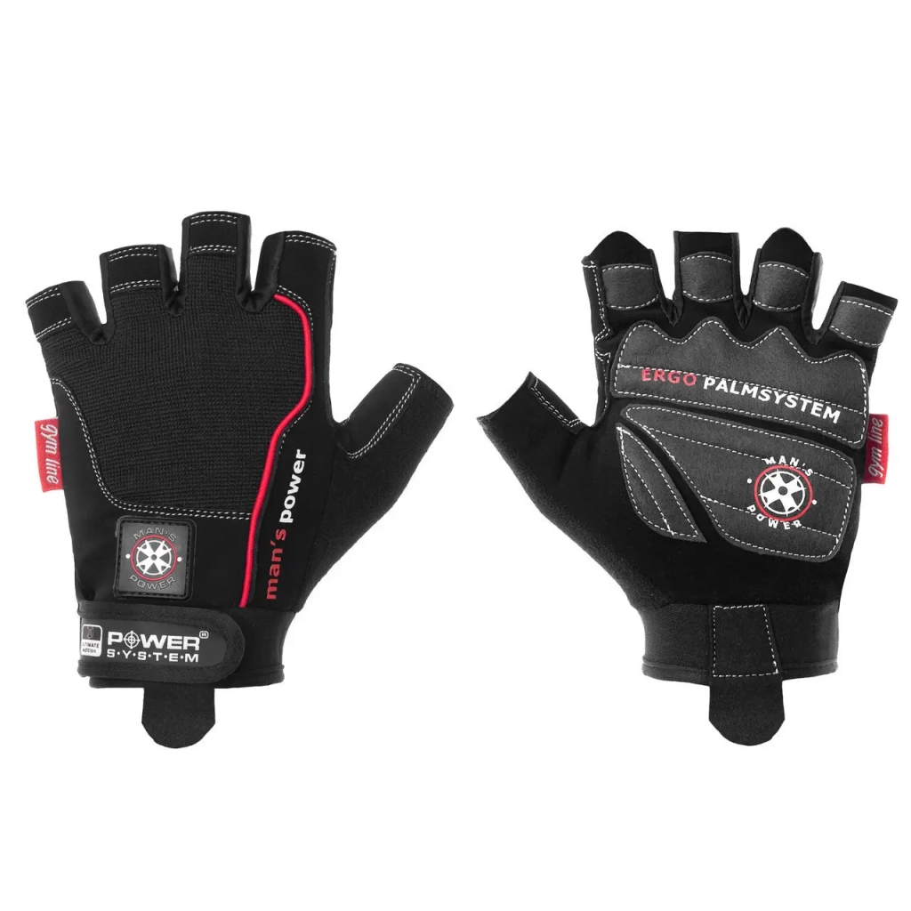 Рукавички для фітнесу Power System Mans Power PS-2580 Black XL (PS-2580_XL_Black) - зображення 2