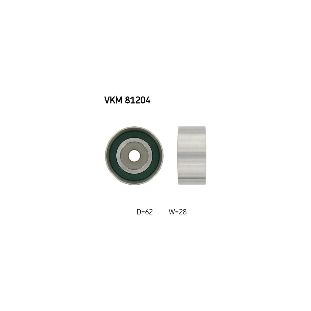 Ролик натягувача ременя SKF VKM 81204 - зображення 1