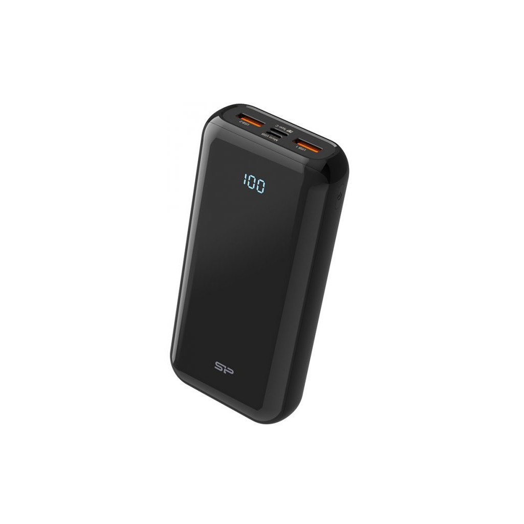 Батарея універсальна Silicon Power QS28 20000mAh PD/18W, QC3.0, Type-C, Micro-USB, 2*USB-A, bla (SP20KMAPBKQS280K) - зображення 2