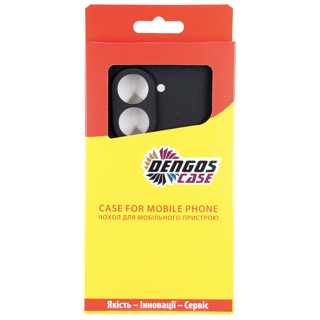 Чохол до мобільного телефона Dengos Xiaomi Redmi A5 Case Carbon + Glass (Black) (DG-KM-152) - зображення 4