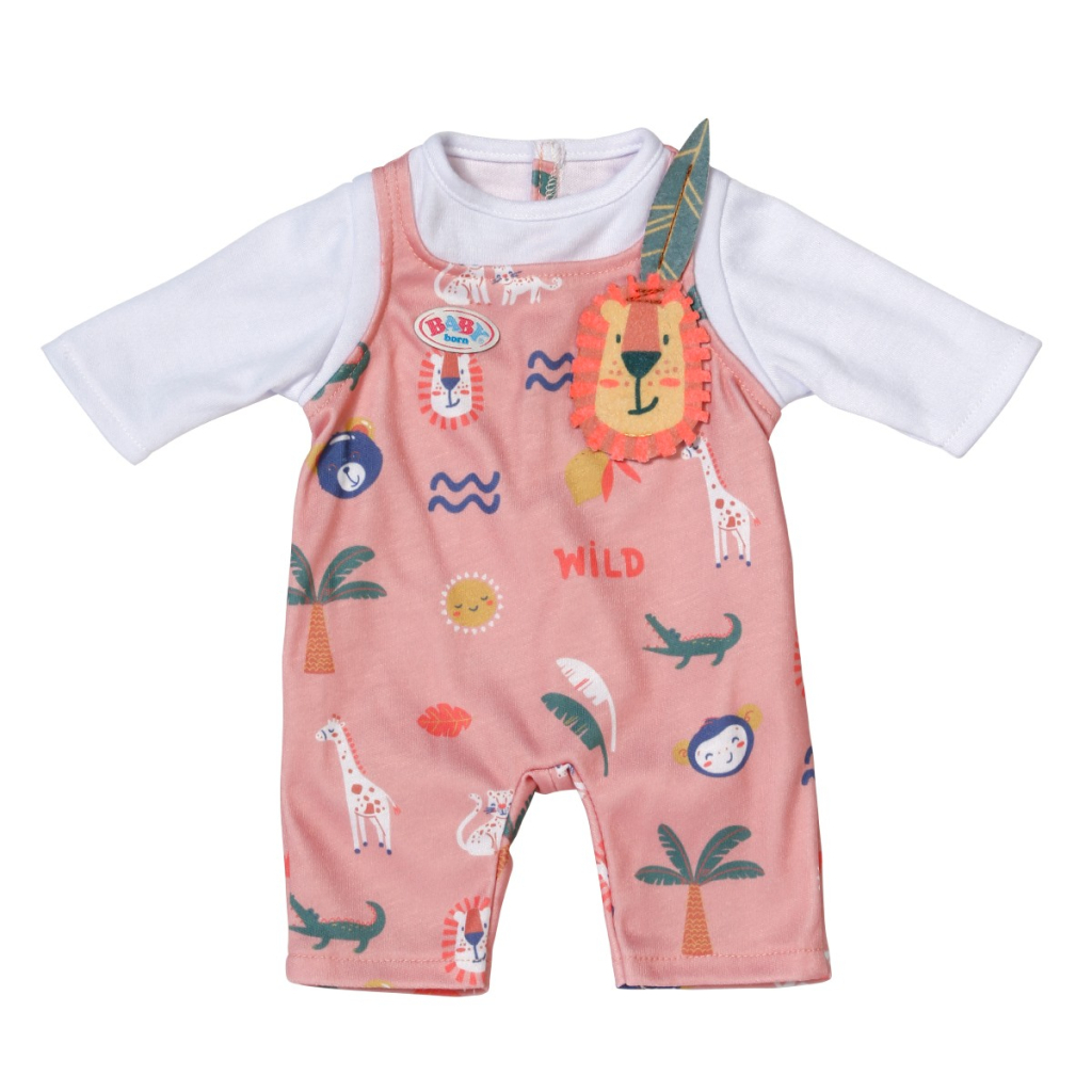 Аксесуар до ляльки Zapf Одяг для ляльки Baby Born - Комбінезон Джунглі (871669) - зображення 1