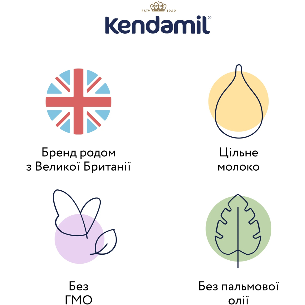 Дитяча суміш Kendamil Classic 2 молочна 6-12 місяців 800 г (92000039) - изображение 3