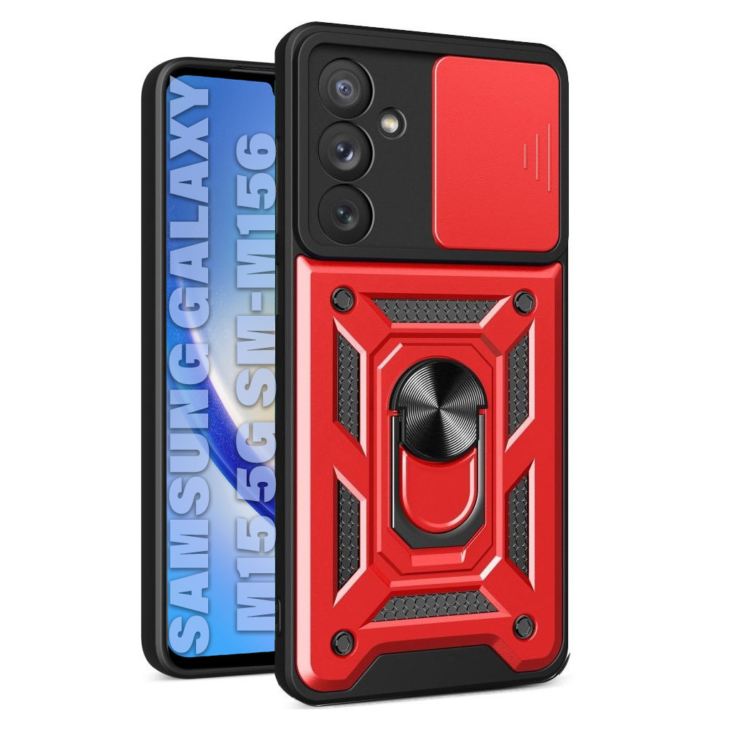 Чохол до мобільного телефона BeCover Military Samsung Galaxy M15 5G SM-M156 Red (711055) - зображення 1